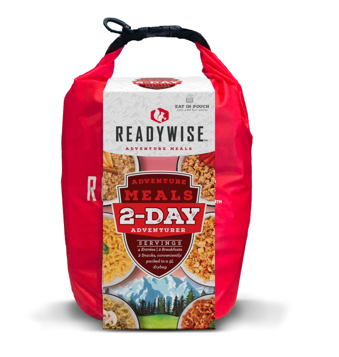 Readywise 2 Day Adventure Kit with Dry Bag (2,000 Calories)