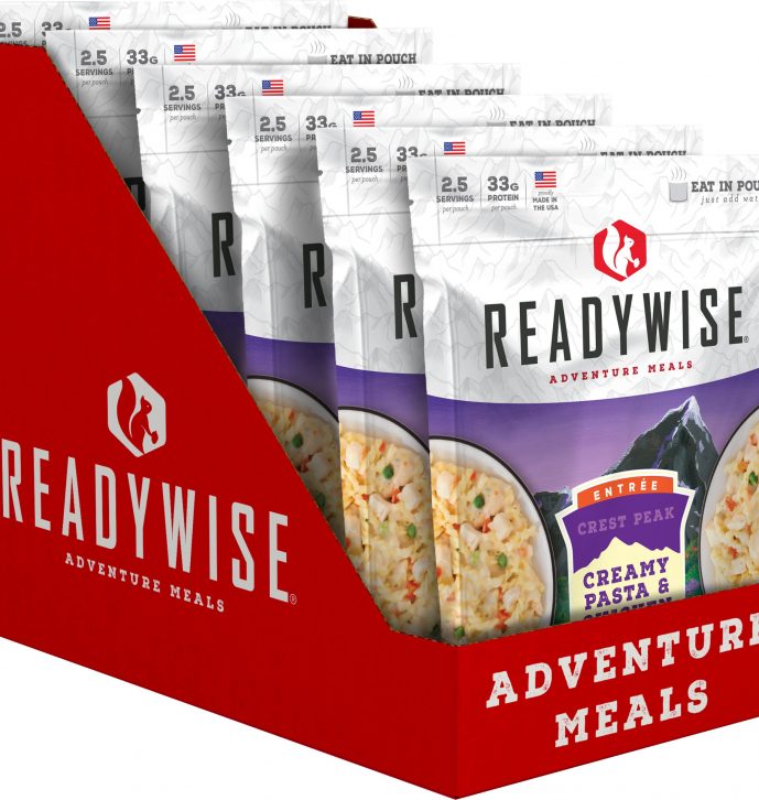 Readywise 6 CT Case Crest Peak Creamy Pasta & Chicken