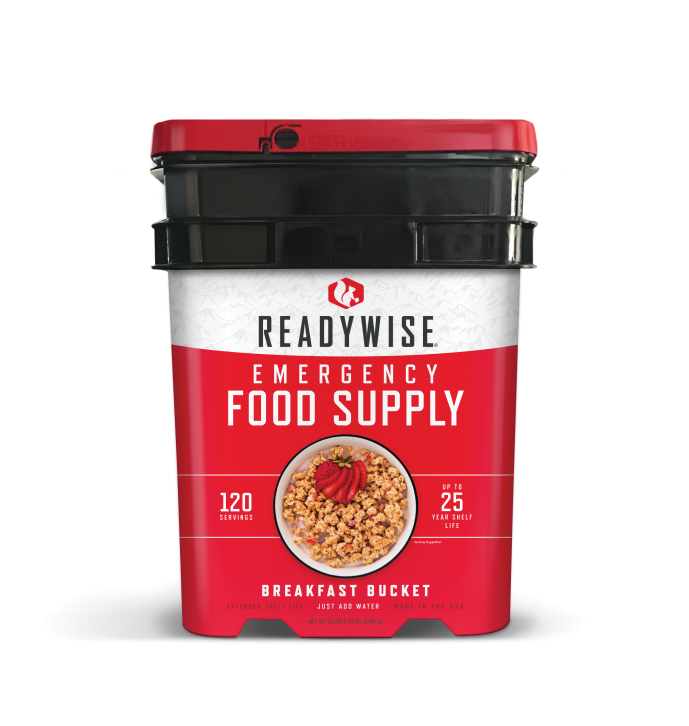 Readywise 120 Serving Breakfast Bucket