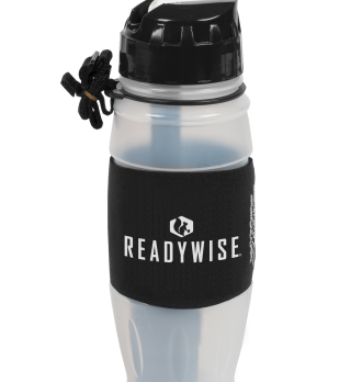 Readywise Water Bottle Powered by Seychelle-Single Bottle