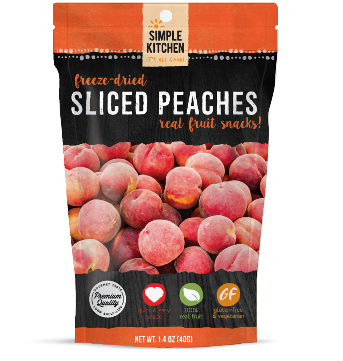 Readywise Simple Kitchen Peaches  (4 srv)  – 6 Ct Pack