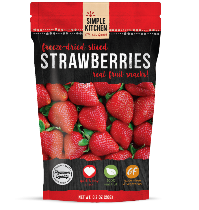 Readywise Simple Kitchen Strawberries (4 srv)  – 6 Ct Pack