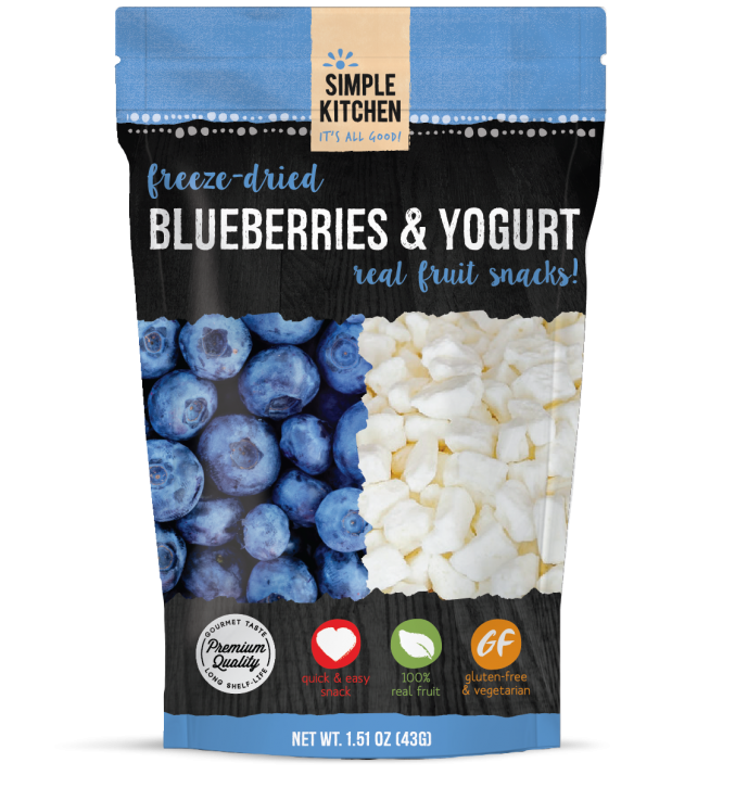 Readywise Simple Sweet Blueberries & Yogurt (4 srv)  – 6 Ct Pack