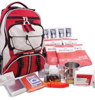 Readywise 64 Piece Survival Backpack (Red)
